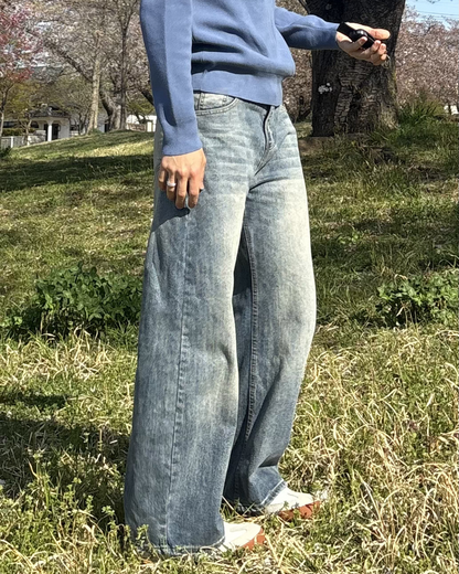 レトロウォッシュジーンズ IK0021