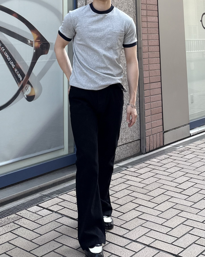リンガーポケットTシャツ IK0035