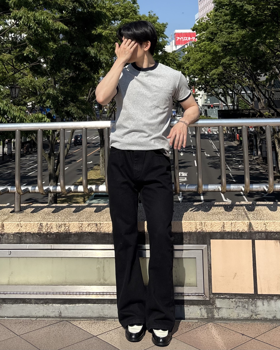 リンガーポケットTシャツ IK0035