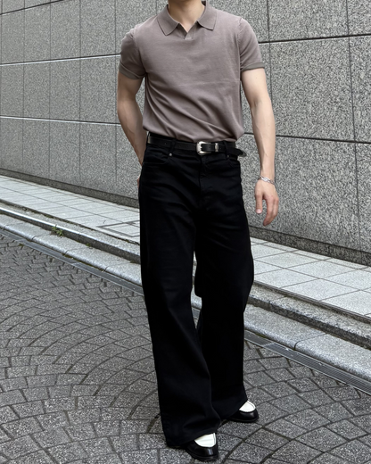 ベーシックニットポロシャツ IK0045