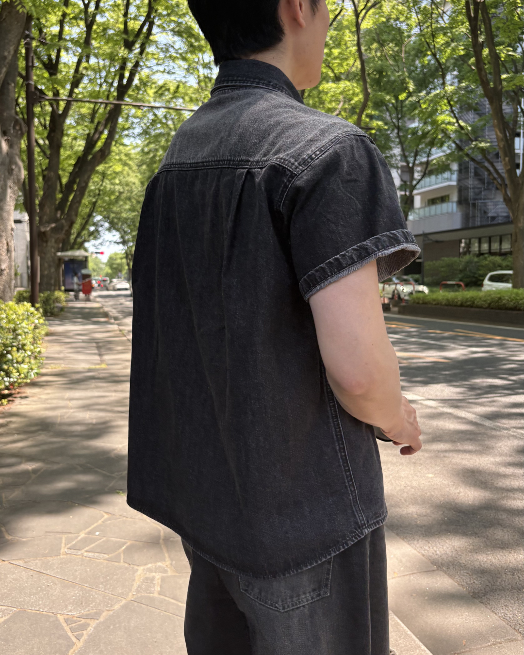 ウォッシュデニムシャツ IK0047