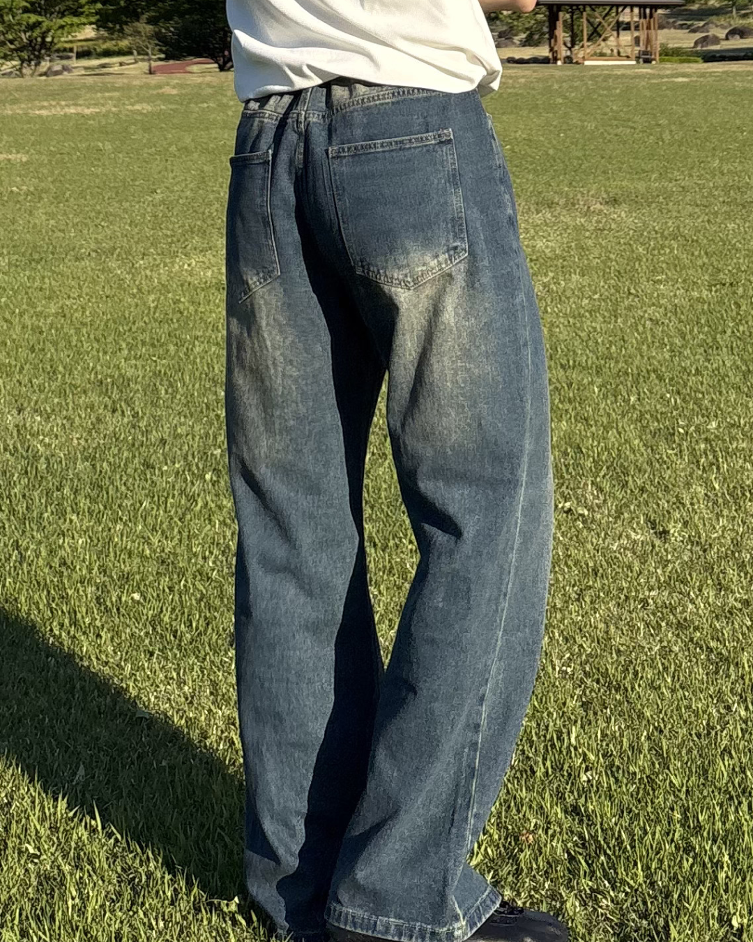 ルーズストレートワイドレッグパンツ IK0067 – YOLO(ヨロ ルーズストレートワイドレッグパンツ IK0067 – YOLO(ヨロ
