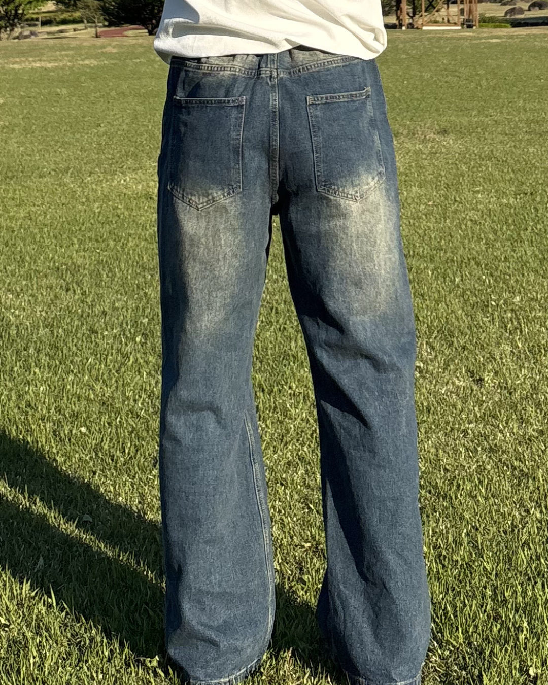 ルーズストレートワイドレッグパンツ IK0067