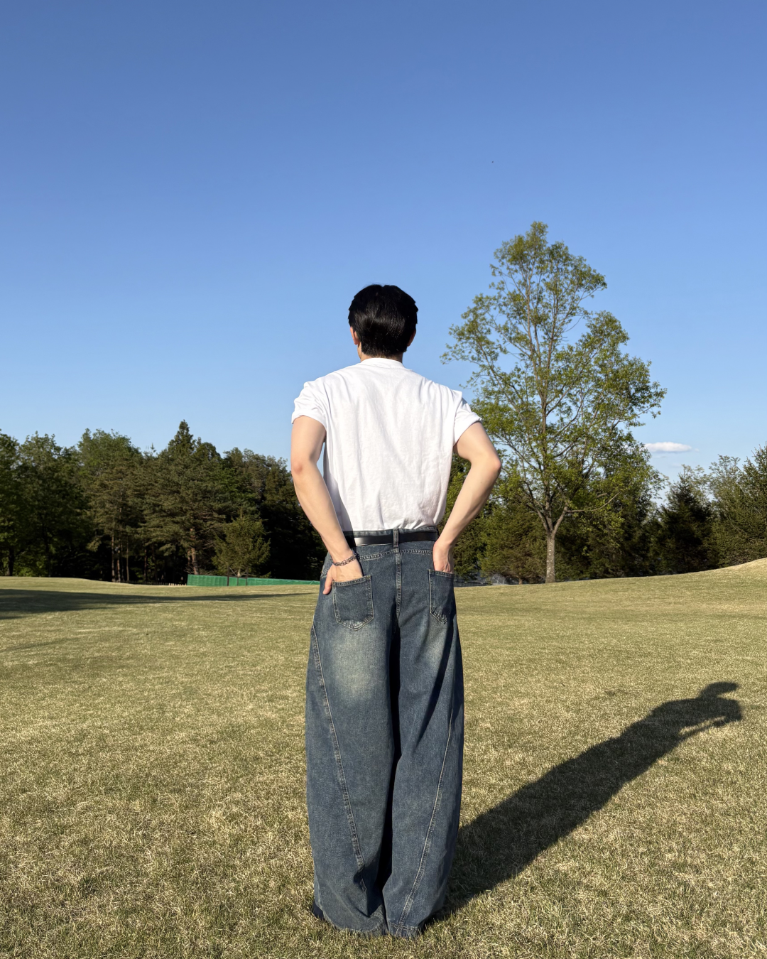 ヴィンテージワイドレッグシザージーンズIK0071
