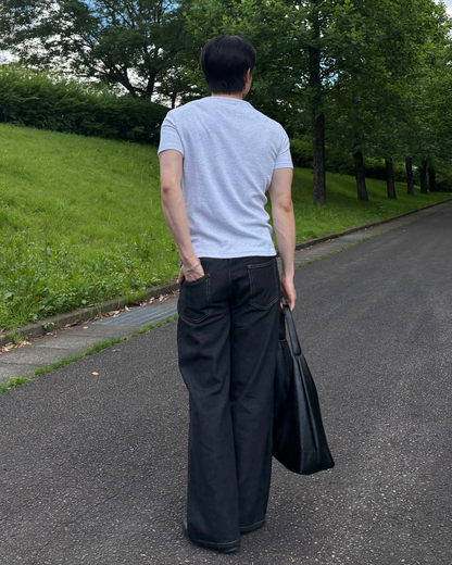 ワッフルハーフスリーブT IK0144