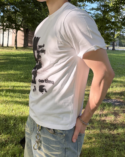 フロントプリントTシャツ IK0163