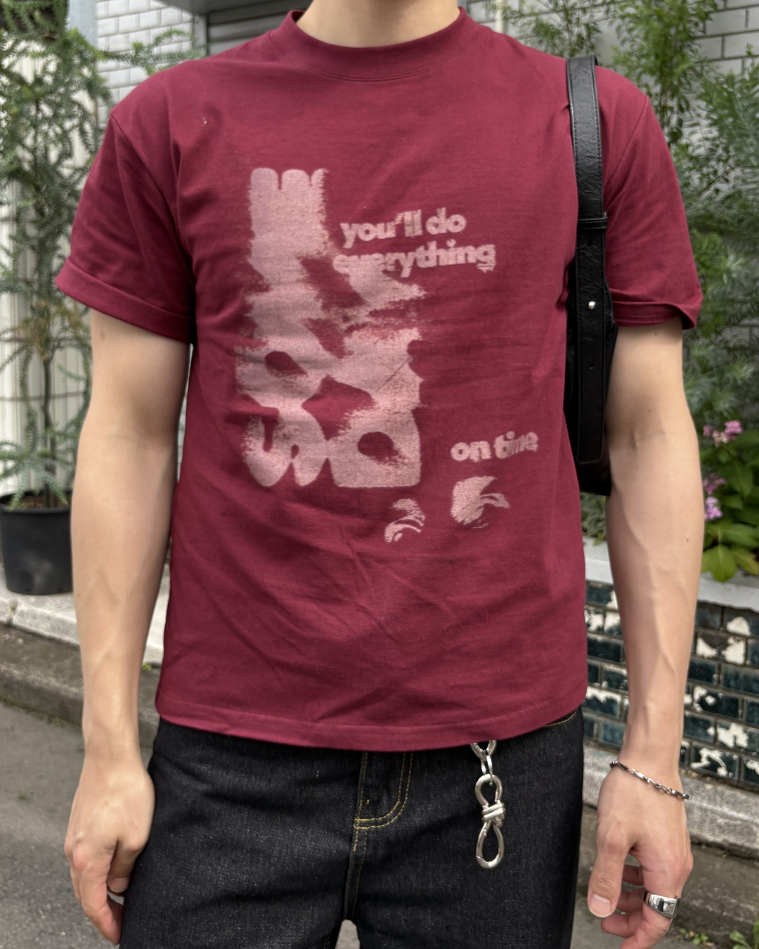 フロントプリントTシャツ IK0163