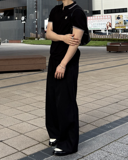 ワンポイントラインポロシャツ IK0173