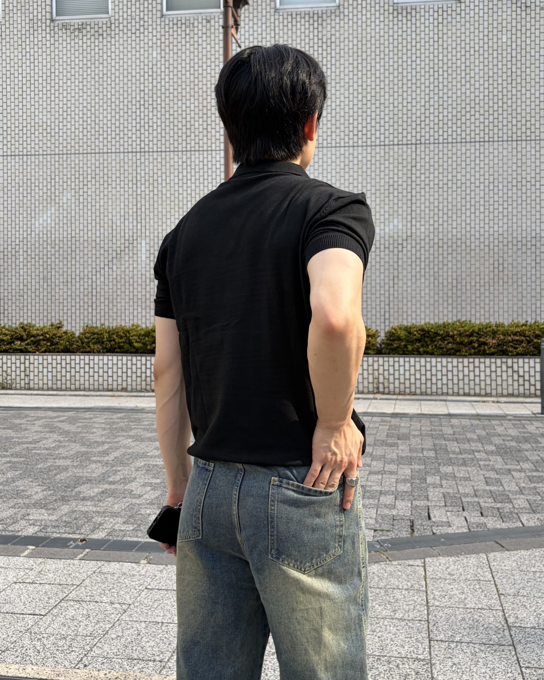 ボタンダウンポロニット IK0175