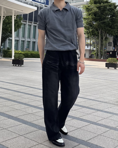 ボタンダウンポロニット IK0175