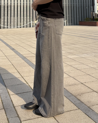ワイドシルエットデニム IK0202