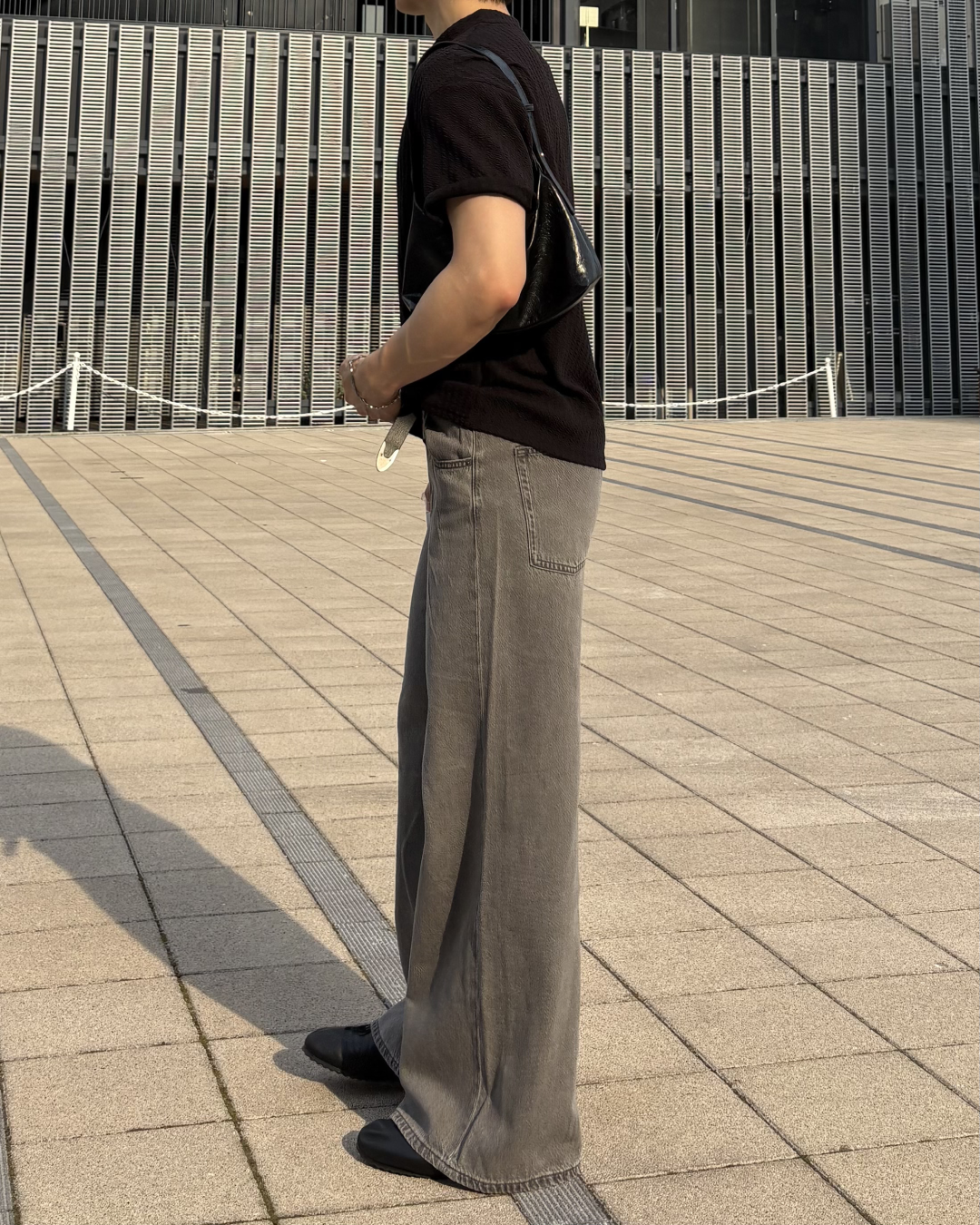 ワイドシルエットデニム IK0202