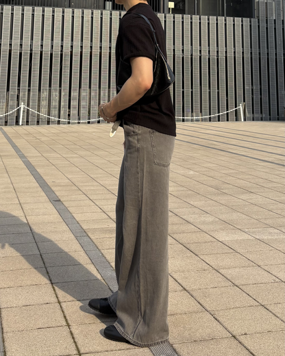 ワイドシルエットデニム IK0202