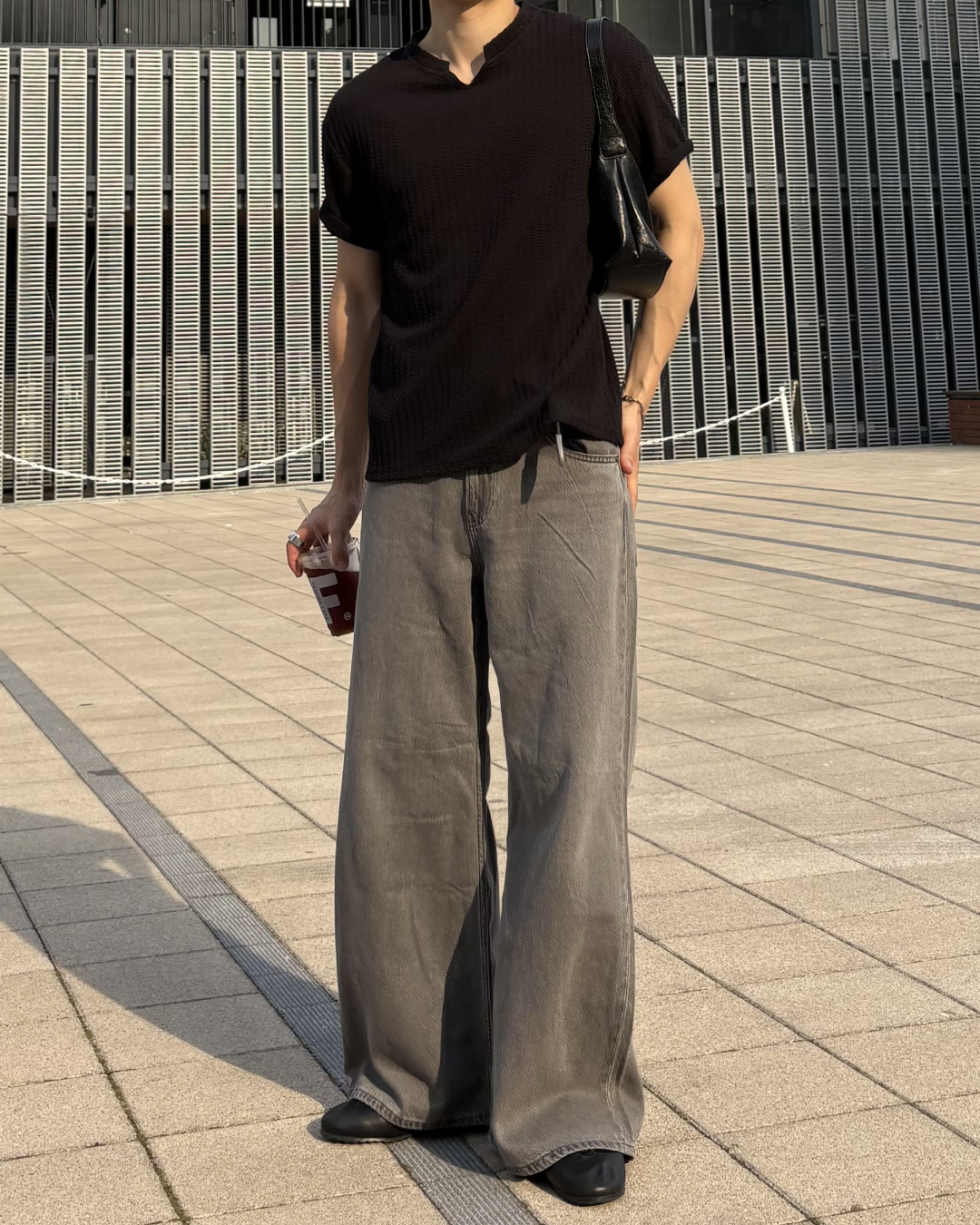 ワイドシルエットデニム IK0202