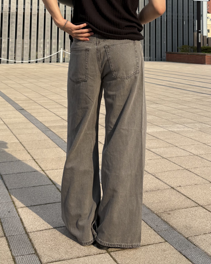 ワイドシルエットデニム IK0202
