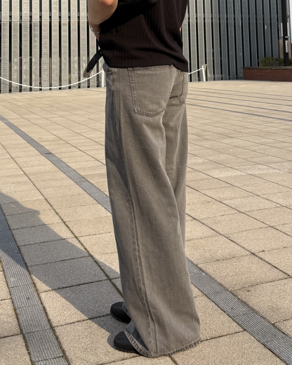ワイドシルエットデニム IK0202