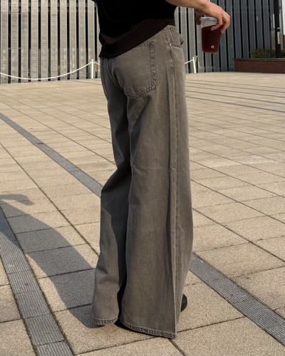 ワイドシルエットデニム IK0202