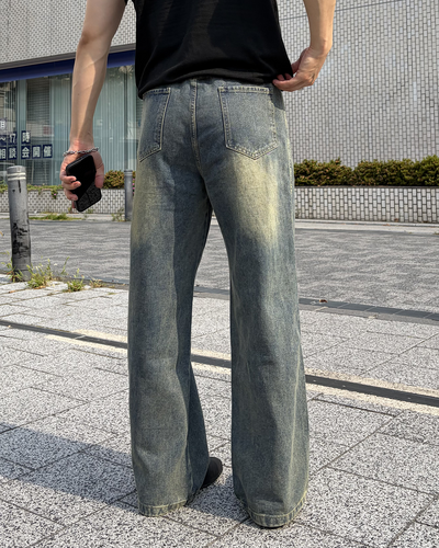 ヴィンテージウォッシュストレートパンツ IK0221