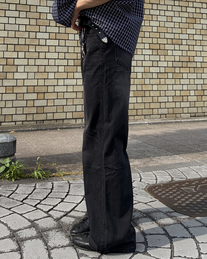 ヴィンテージウォッシュストレートパンツ IK0221