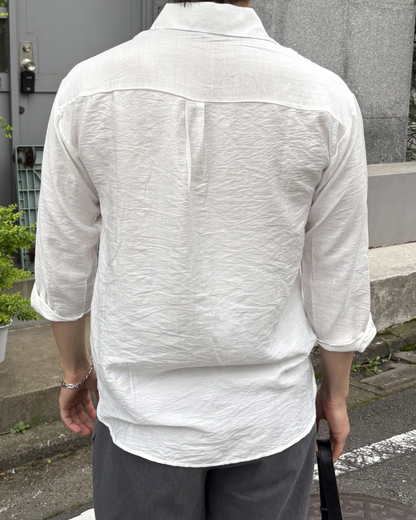 リネンサマーシャツ IK0260