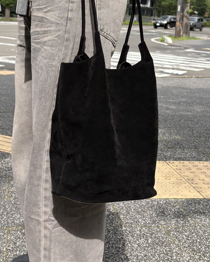 スエードライクシンプルトートバッグ IK0343