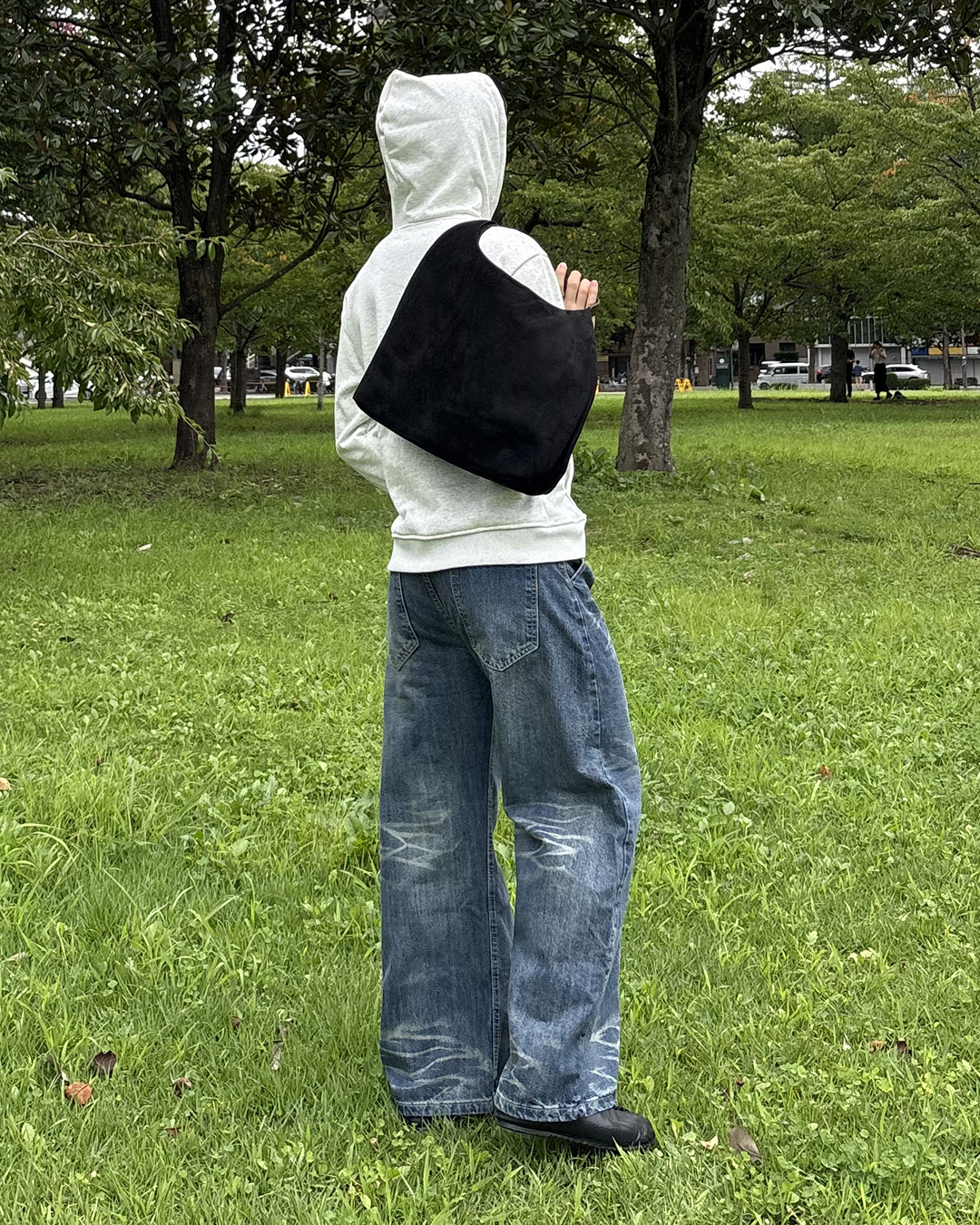 ヴィンテージウォッシュワイドブルーデニム IK0371