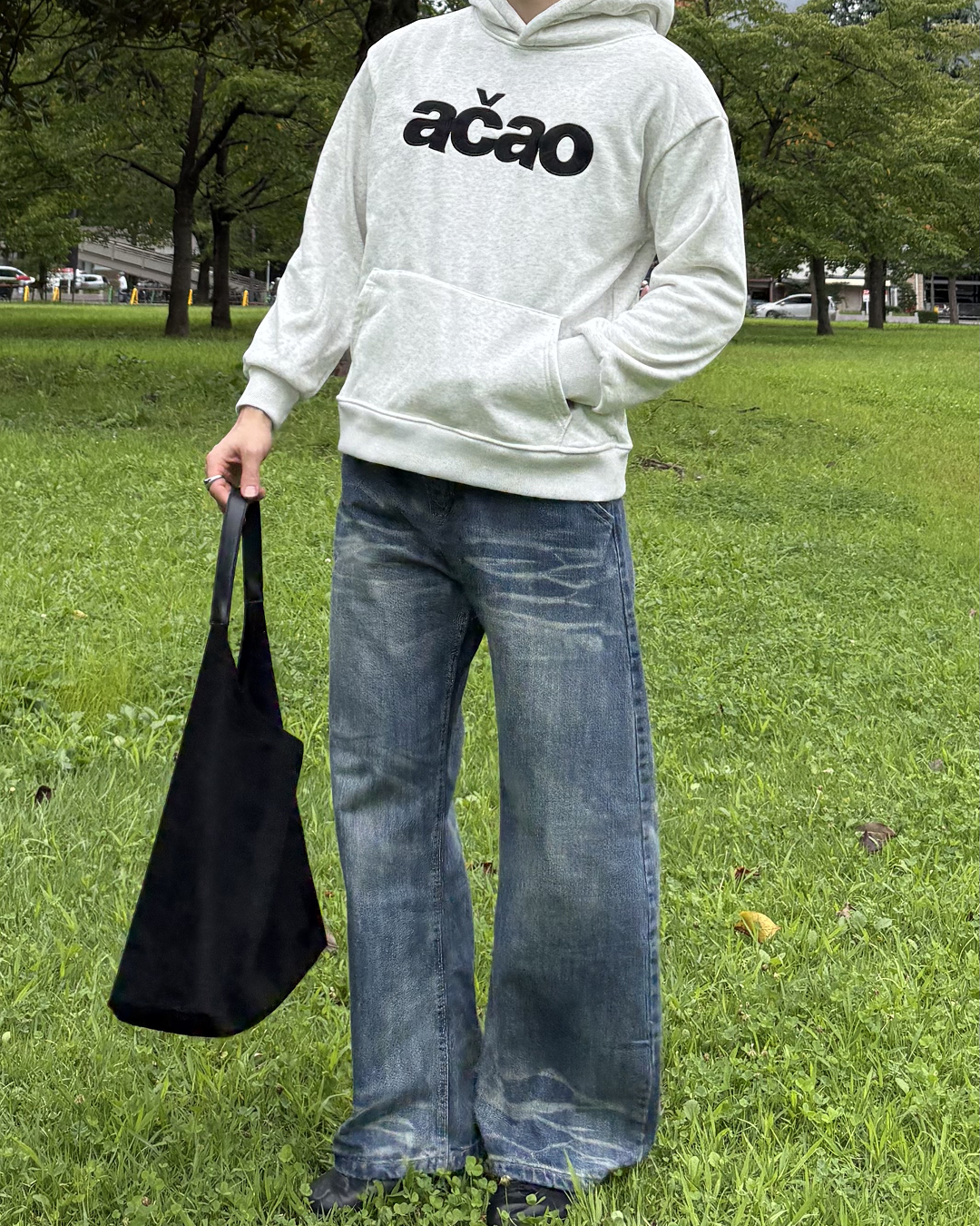 ヴィンテージウォッシュワイドブルーデニム IK0371