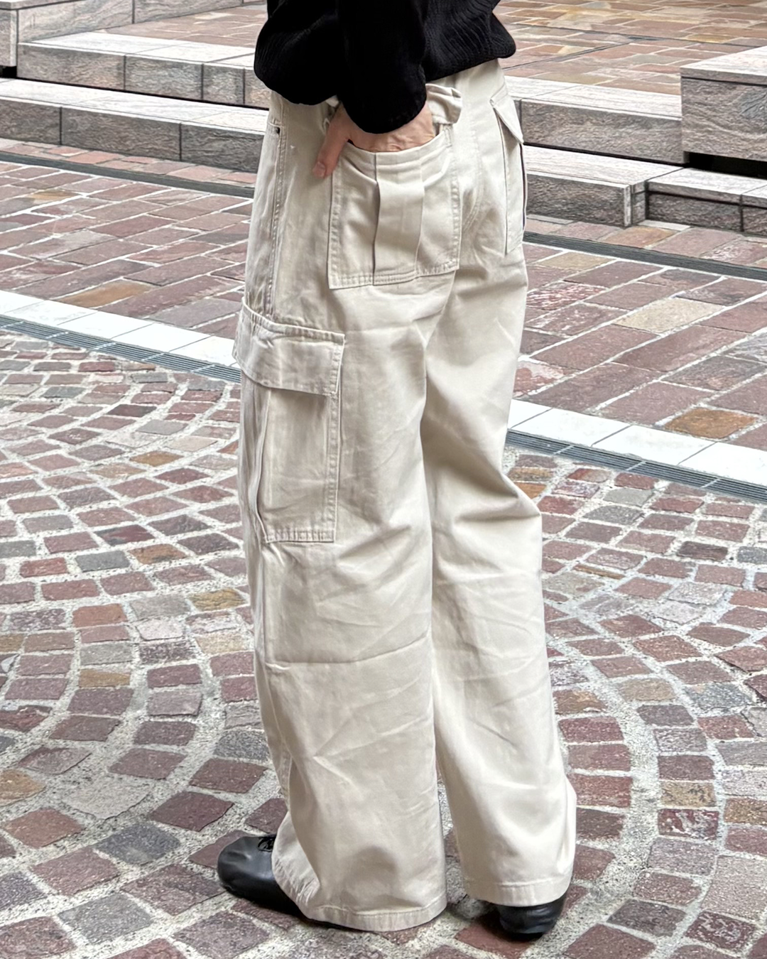 バルーンシルエットワイドカーゴパンツ IK0387