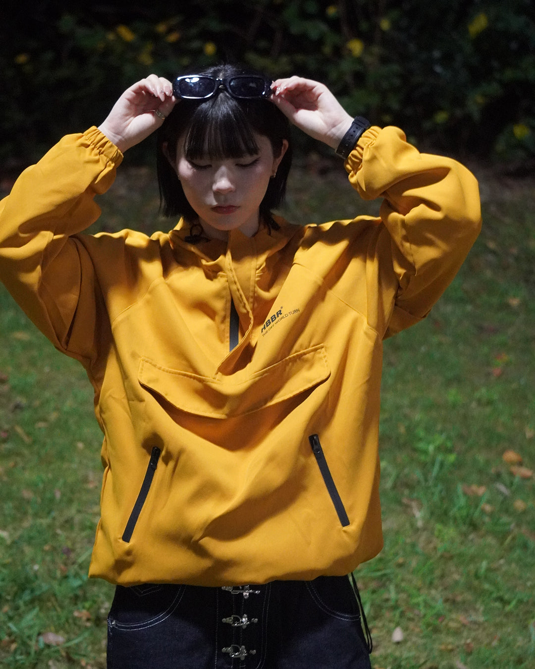 アウトドアハーフジップアノラックジャケット IM0069