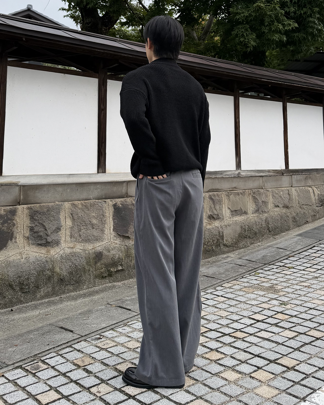 ハーフジップニット IK0284