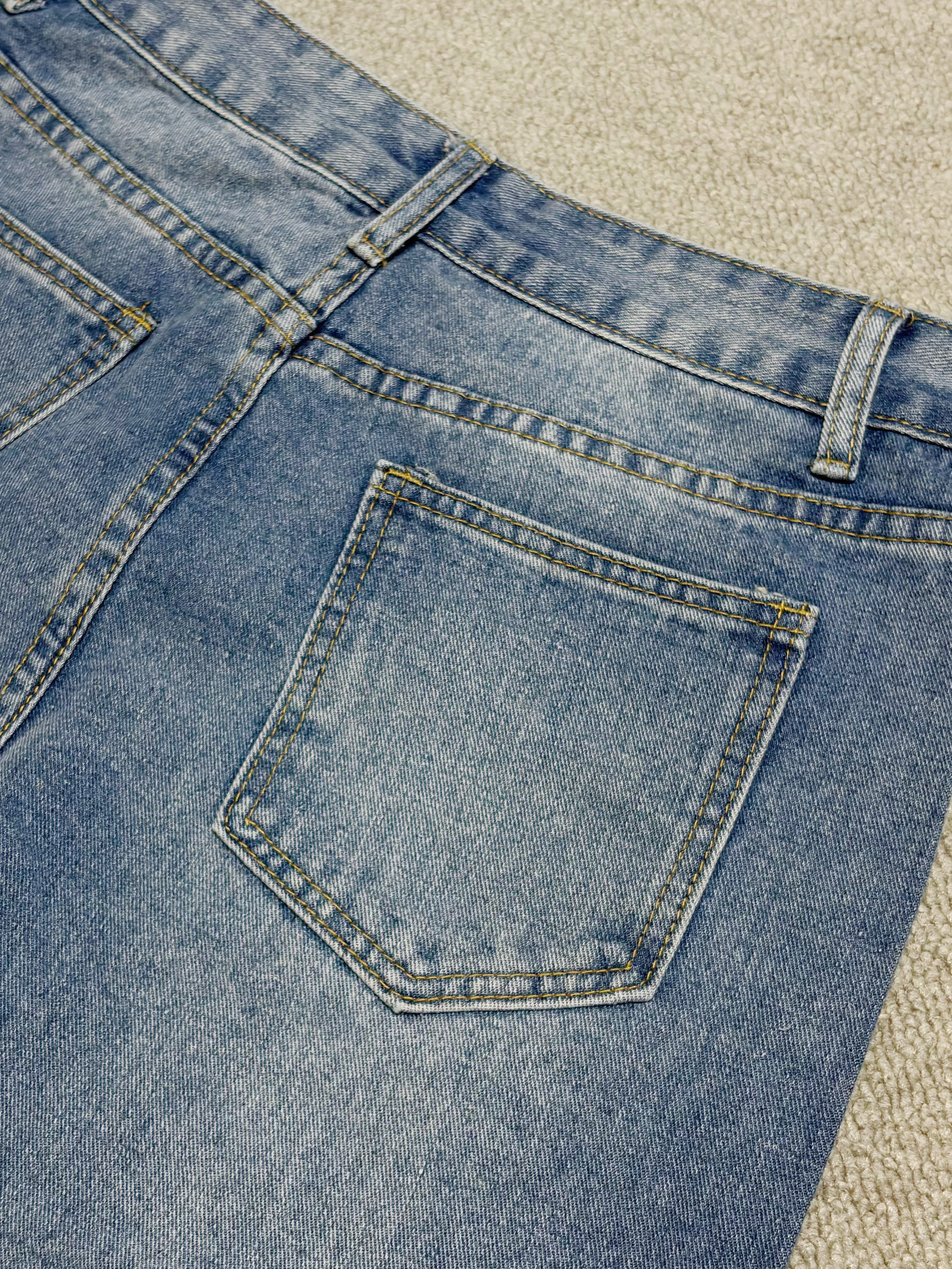 デザインストレートデニム OV0018