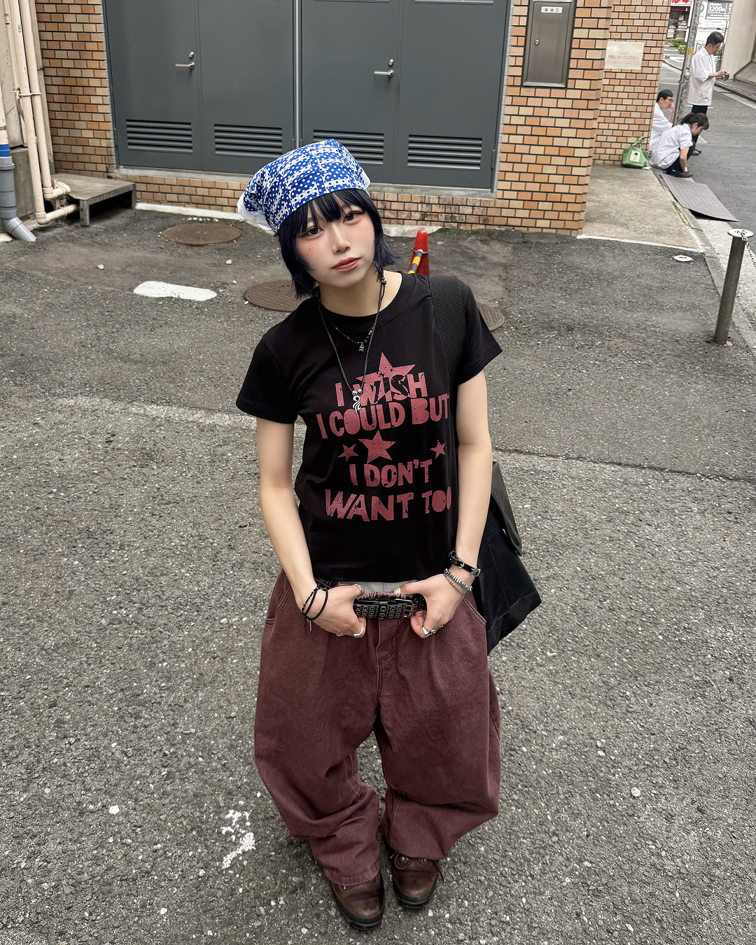 ロゴプリントスリムフィットTシャツ KM7182