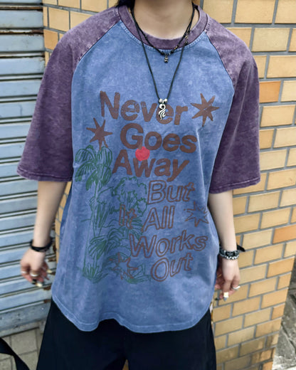 ヴィンテージラグランオーバーサイズTシャツ KM7192