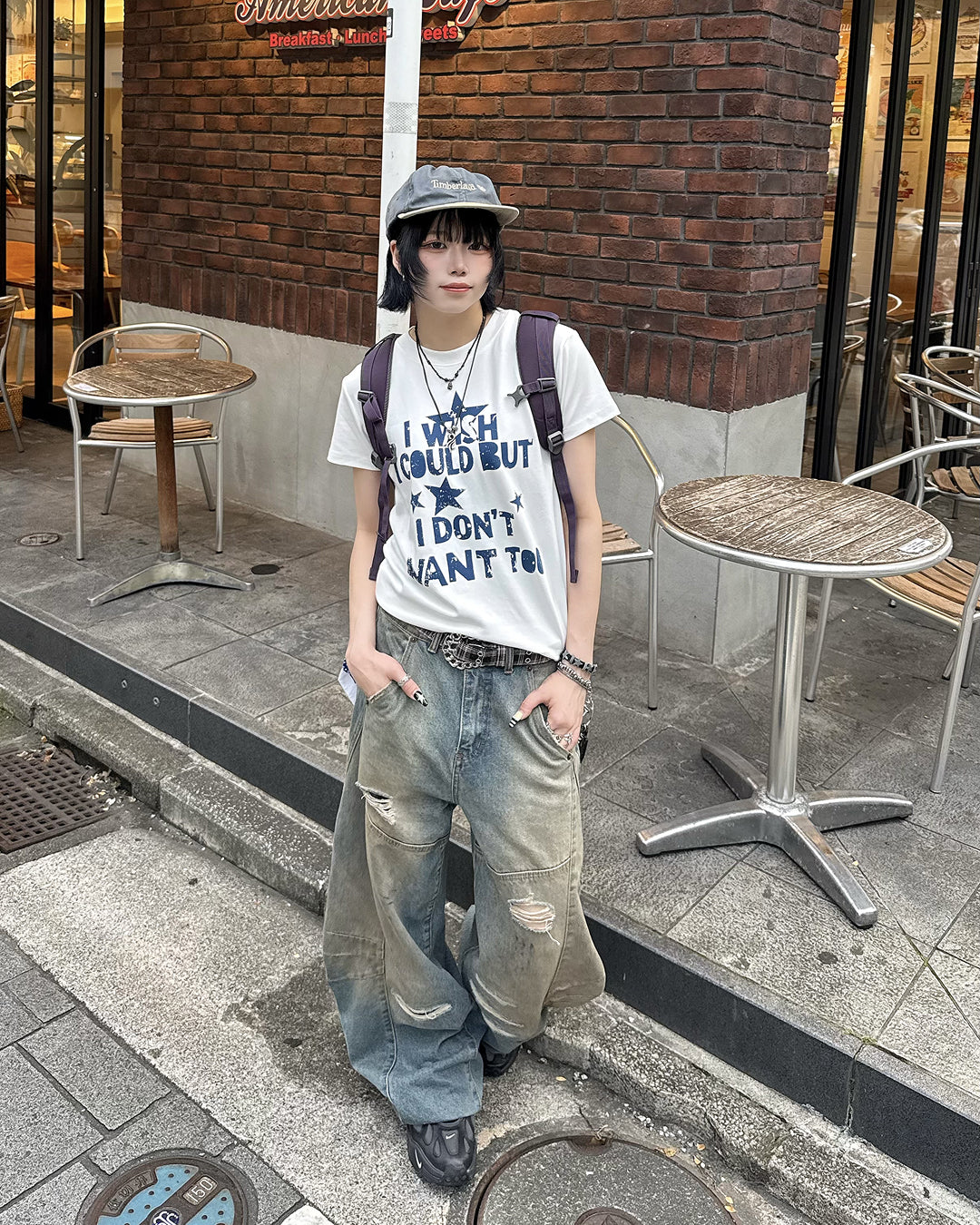 ロゴプリントスリムフィットTシャツ KM7182