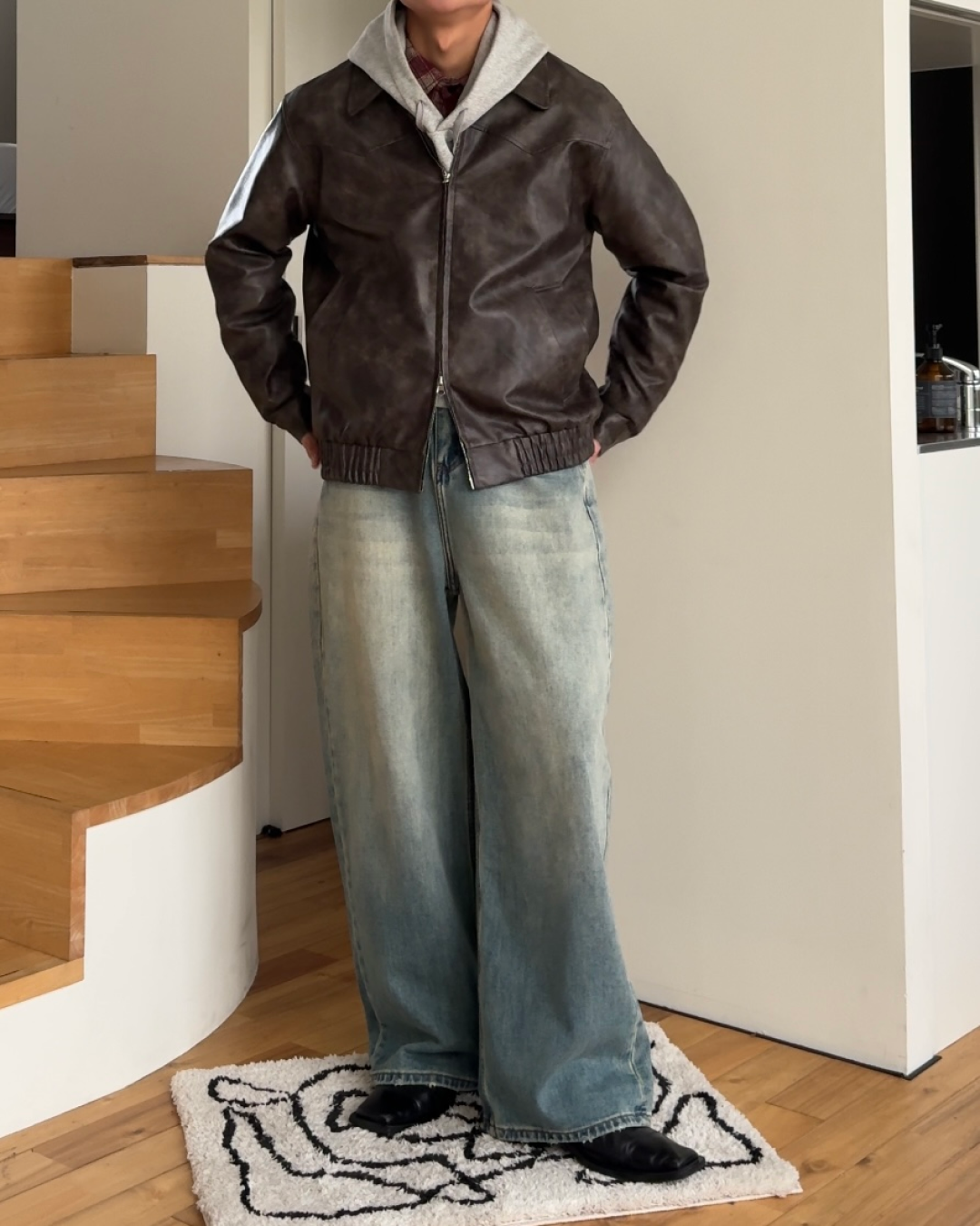 レトロヴィンテージPUレザージャケット TO0117 – YOLO(ヨロ レトロヴィンテージPUレザージャケット TO0117 – YOLO(ヨロ