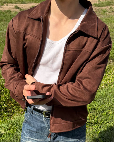 ヴィンテージブラウンジャケット IK0317