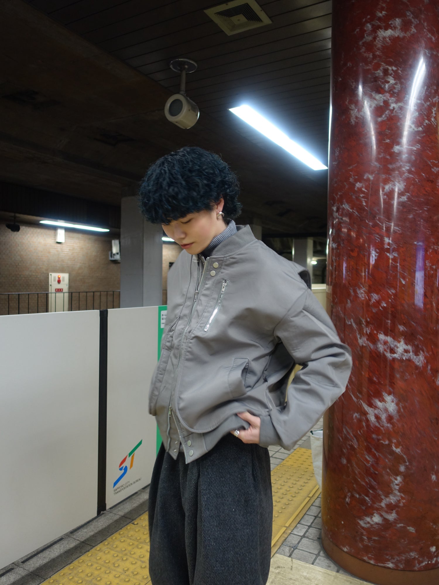 【即納】ショートボンバージャケット TN0338