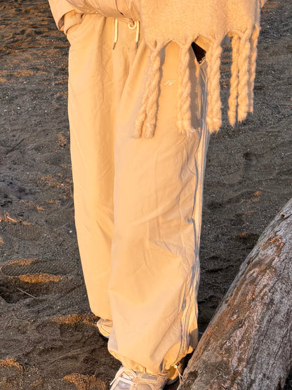 ストレートワイドレッグラインパンツ CM0107