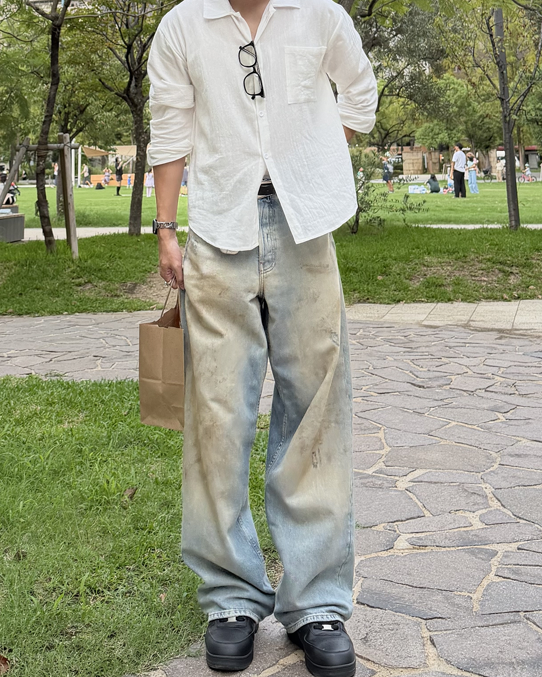 フレンチリネンライクシャツ TS0024