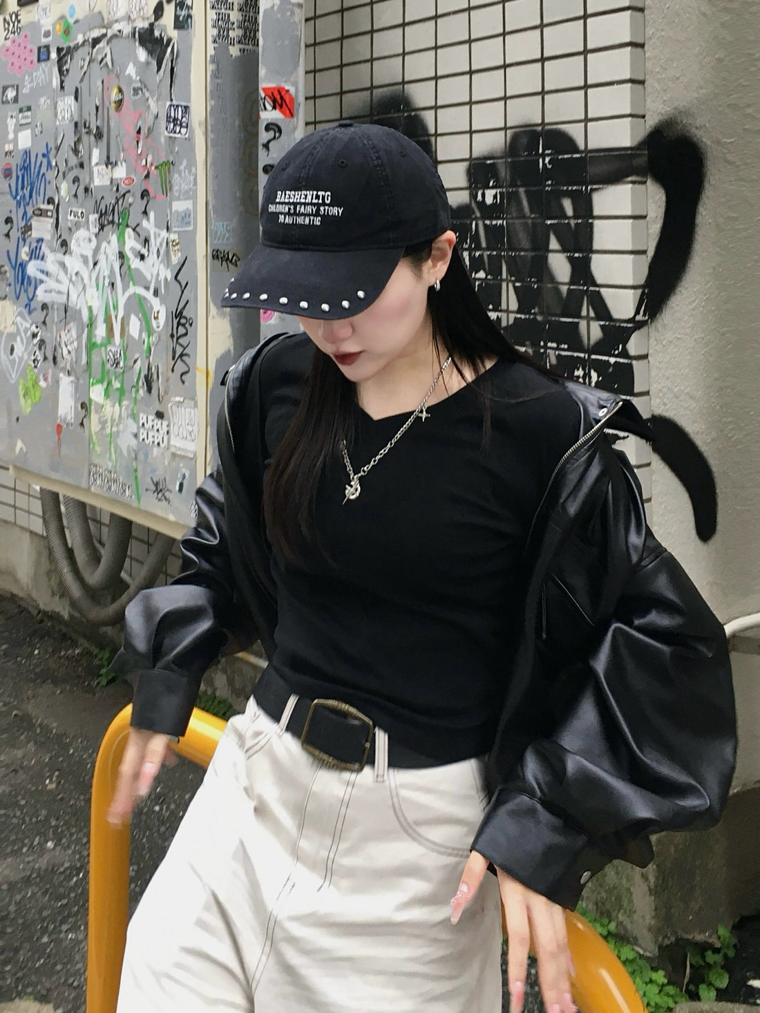 メッセージロゴベースボールキャップYN0104