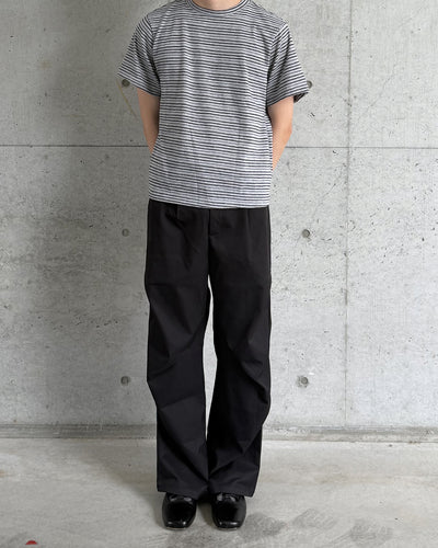 ストライプクロップドTシャツ YQ0062