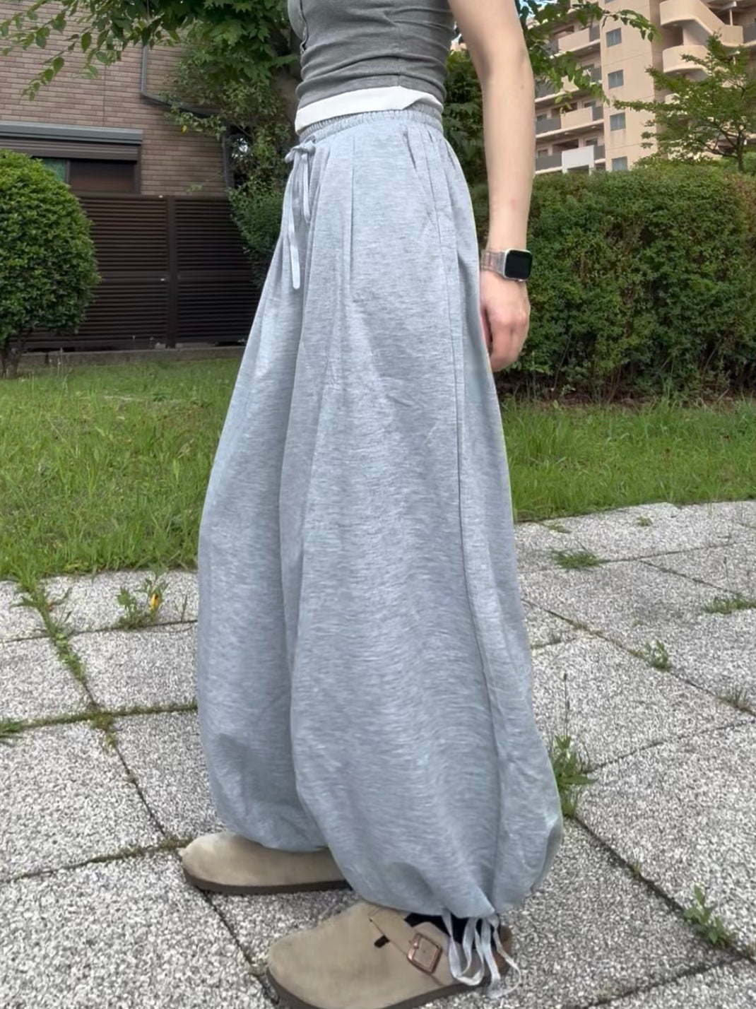 ルーズワイドスウェットパンツ FF0010