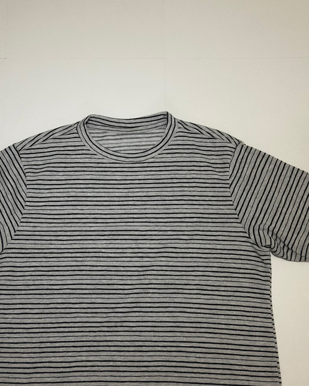 ストライプクロップドTシャツ YQ0062