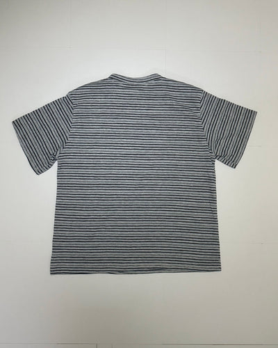 ストライプクロップドTシャツ YQ0062