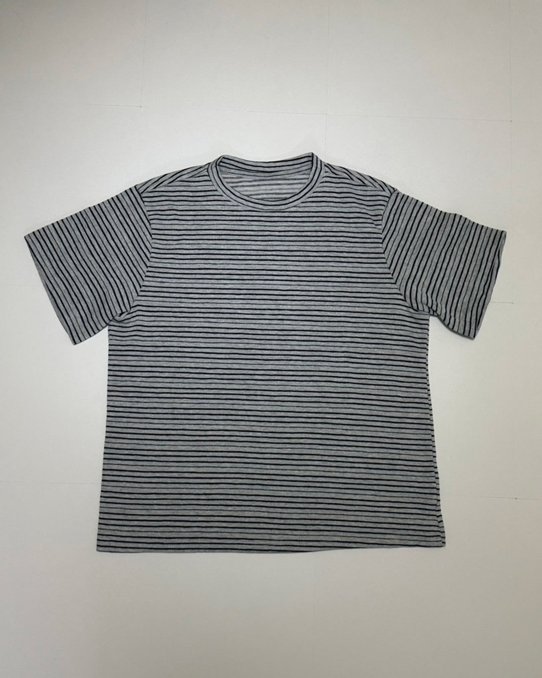 ストライプクロップドTシャツ YQ0062