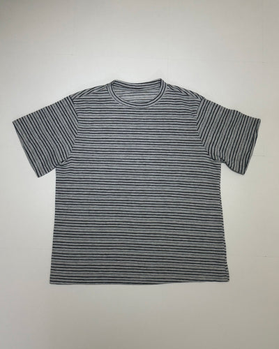 ストライプクロップドTシャツ YQ0062