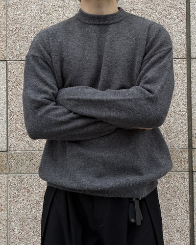 クルーネックニットプルオーバー IK0254