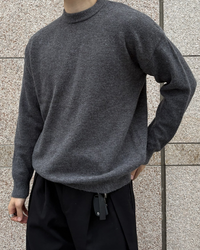 クルーネックニットプルオーバー IK0254