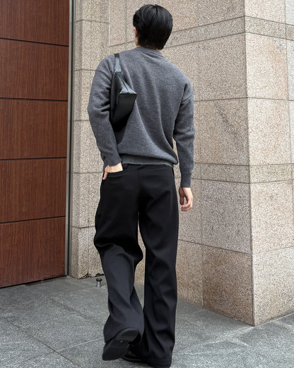 クルーネックニットプルオーバー IK0254