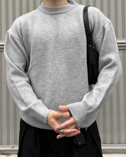 クルーネックニットプルオーバー IK0254